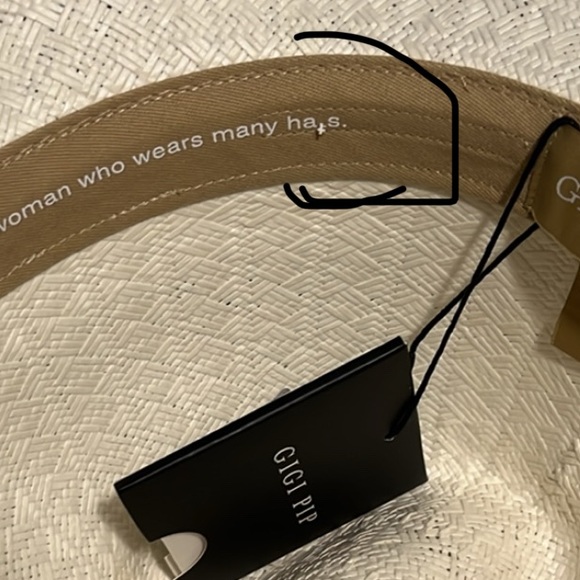 GIGI PIP CARA LOREN PENCIL BRIM STRAW - Picture 16 of 16